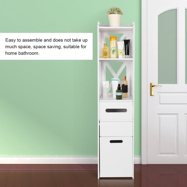 [UK Warehouse] Waterproof Bathroom Cabinet Shelf Cupboard Bathroom Storage Organizer for Home