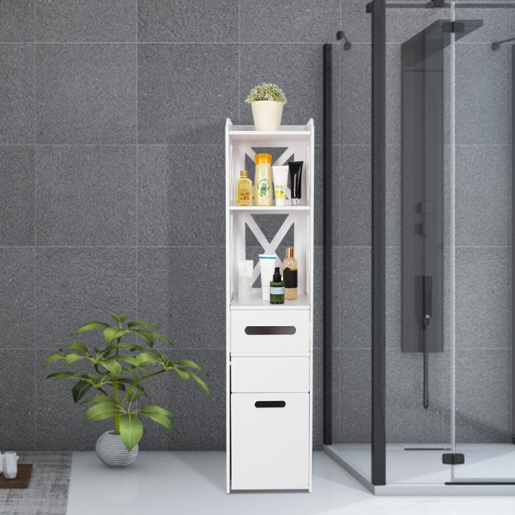[UK Warehouse] Waterproof Bathroom Cabinet Shelf Cupboard Bathroom Storage Organizer for Home