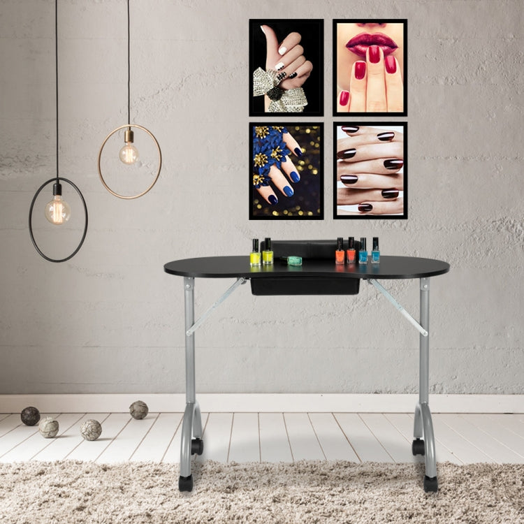 [UK Warehouse] Portable SPA Beauty Manicure Table with Hand Pillow & Bag(Black)