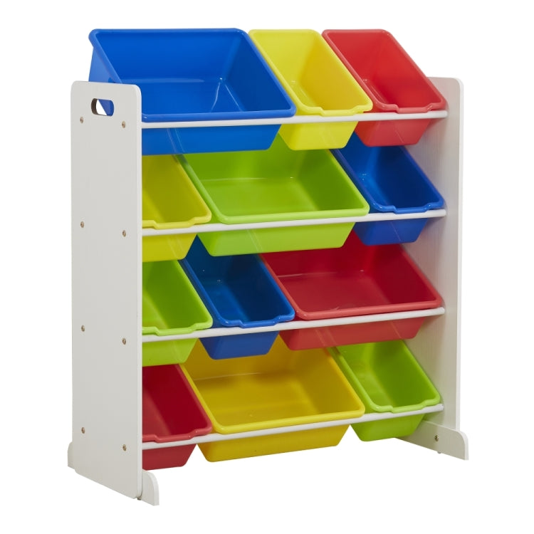[UK Warehouse] 4-layers 12-grid Toy Storage Rack