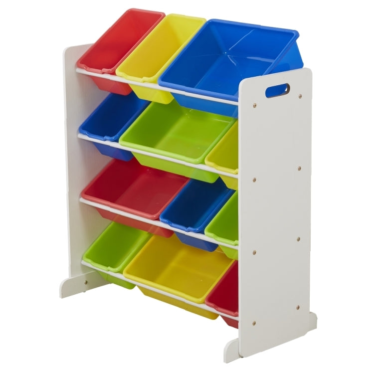 [UK Warehouse] 4-layers 12-grid Toy Storage Rack