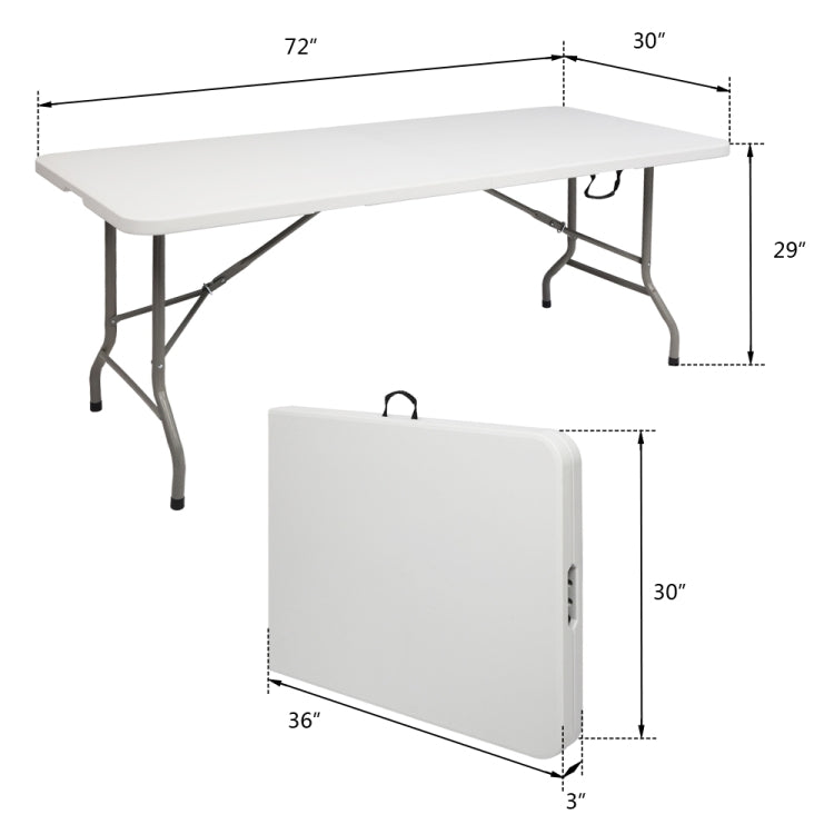 [US Warehouse] 3 in 1 Outdoor Courtyard Foldable Long Table