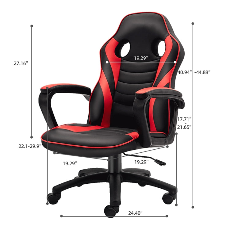 [EU Warehouse] High Back Ergonomic Office Chair Gaming Chair, Size: 44.88 x 24.4 inch