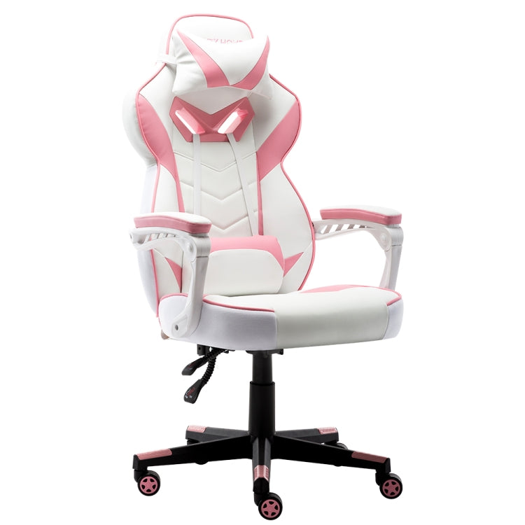 [EU Warehouse] Home Office PU Leather Rotatable Task Chair with Headrest Lumbar Support
