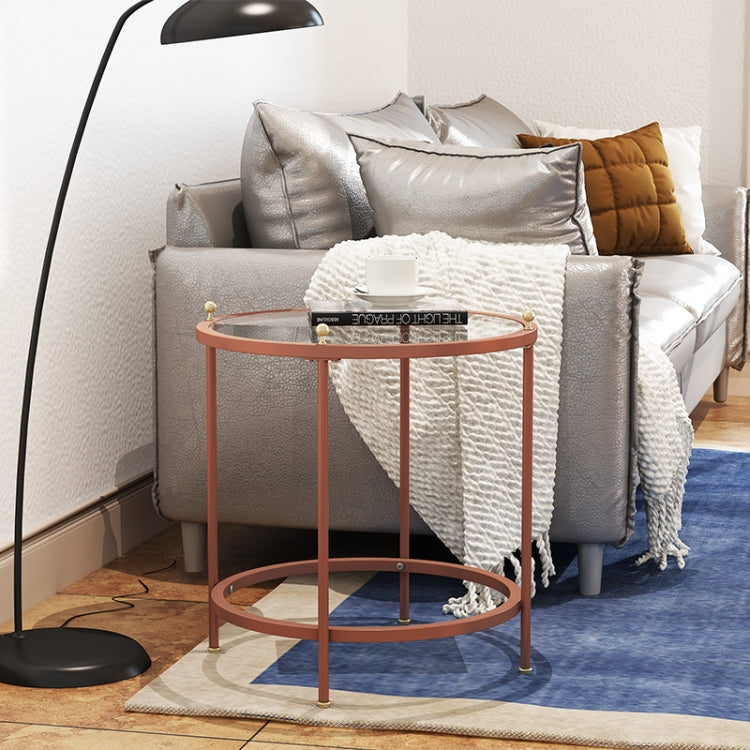 [US Warehouse] Living Room Multi-functional Tempered Glass Tabletop Coffee Table, Size: 21.6x21.6x22 inch