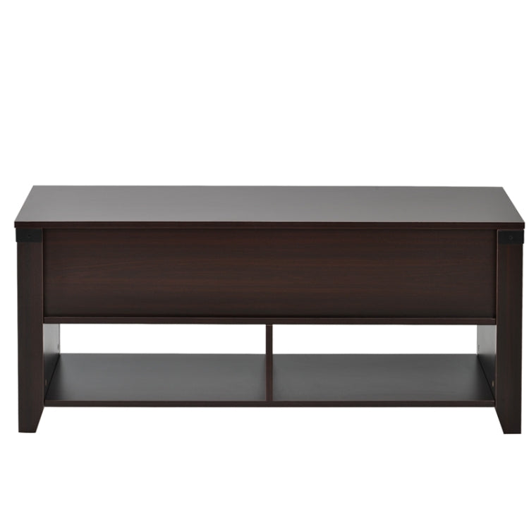 [US Warehouse] Multipurpose Living Room Lifting Top Coffee Table with Drawers, Size: 43.3x18x18.5 inch