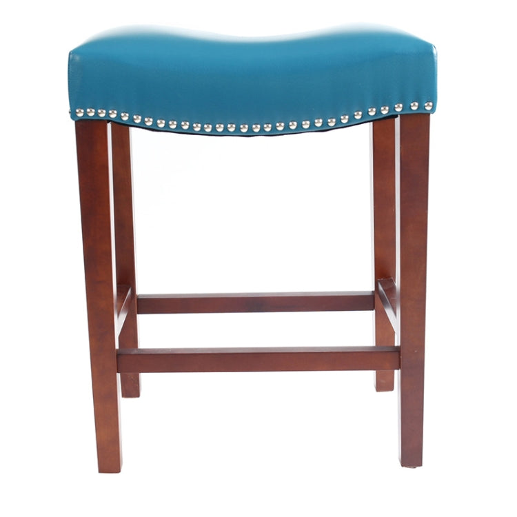 [US Warehouse] 2 PCS Home Living Room Leather Barstool, Size: 50.5x33.5x66.5cm