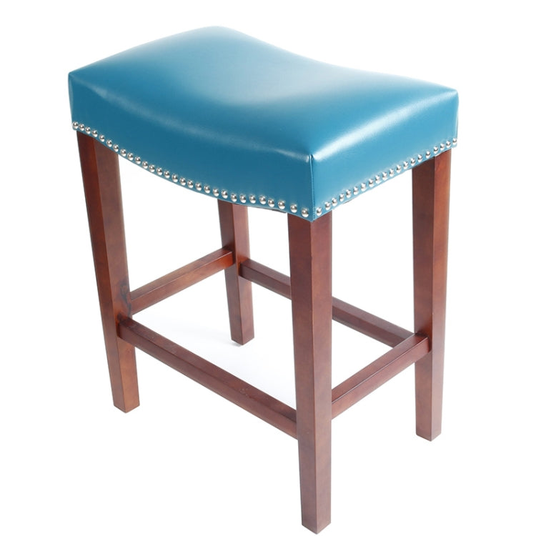 [US Warehouse] 2 PCS Home Living Room Leather Barstool, Size: 50.5x33.5x66.5cm