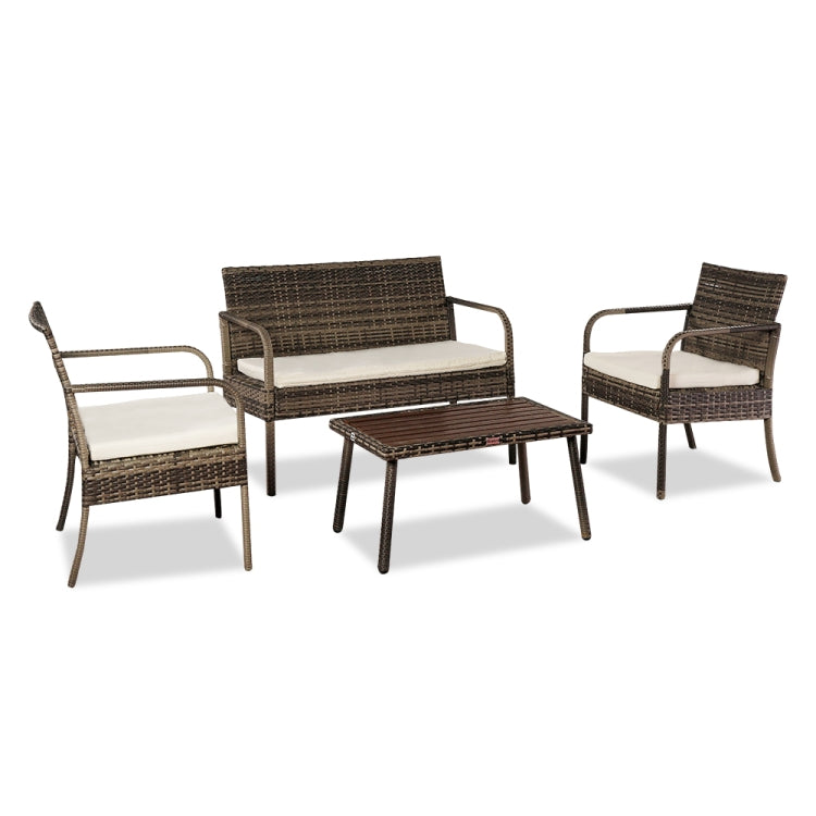 [US Warehouse] 4 in 1 Outdoor Leisure Rattan Furniture