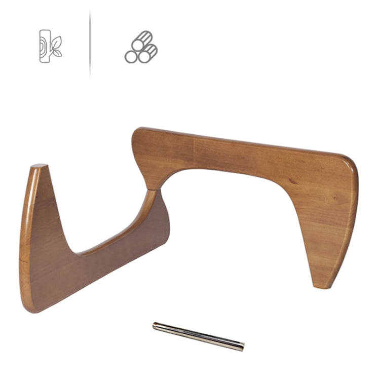 [UK Warehouse] TY-110-12N Nordic Coffee Table Triangle Solid Wood Tempered Glass Coffee Tableï¼ˆFraxinus Mandshuricaï¼‰