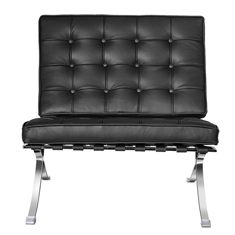 [UK Warehouse] BS801A Living Room Leisure Sofa Chairs Foldable Single Leather Chairs(Black)
