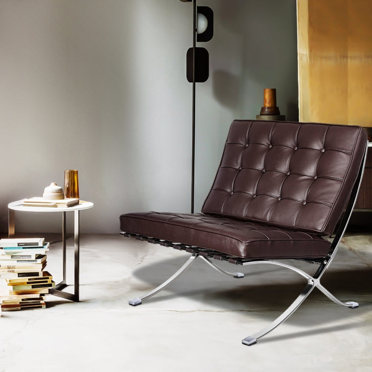 [UK Warehouse] BS801A Living Room Leisure Sofa Chairs Foldable Single Leather Chairs(Black)