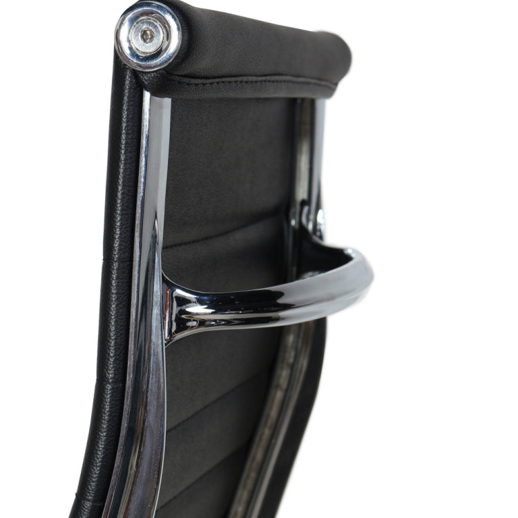 [UK Warehouse] HJ202A Hyperboloid Design Rotatable Lifting Adjustable Office Chairs PU Leather Recliner with Armrests, Size: (106-116) x 67 x 59cm