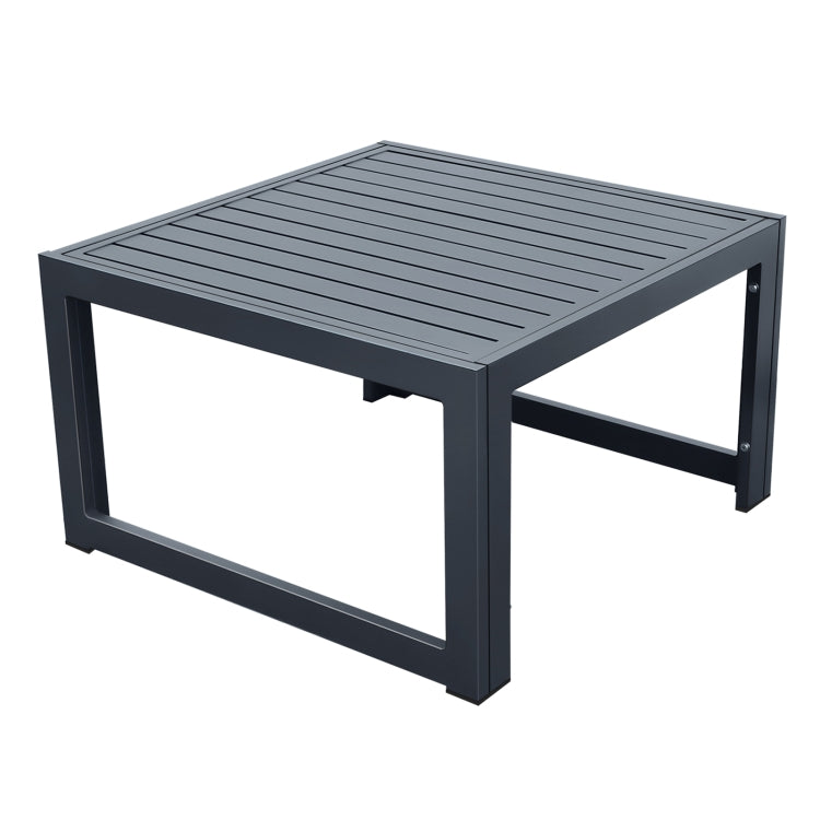 [US Warehouse] HW010F Stainless Steel Bar Square Coffee Table Simple Tea Table