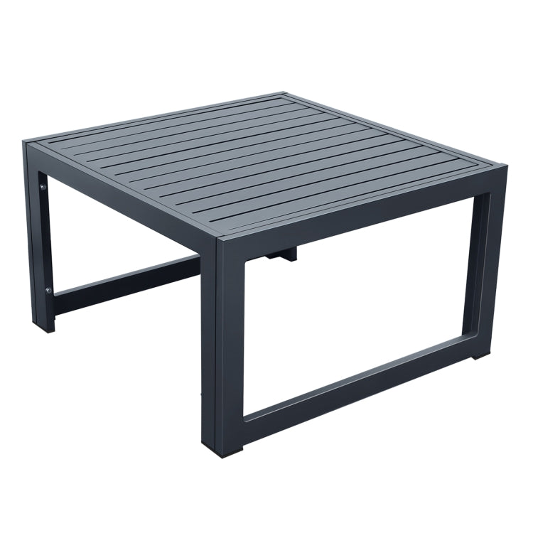 [US Warehouse] HW010F Stainless Steel Bar Square Coffee Table Simple Tea Table