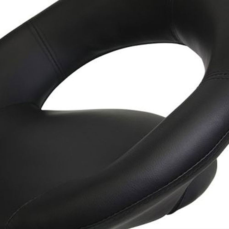 [US Warehouse] 2 PCS Round Cushion Computer Chairs Bar Stools(Black)