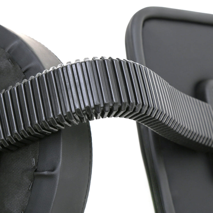 [UK Warehouse] Round Shape Adjustable Salon Stool with Back(Black)