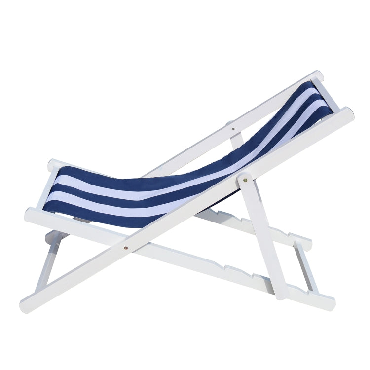 [US Warehouse] Populus Wide-striped Sling Chair, Size: 99.5 x 88 x 59cm