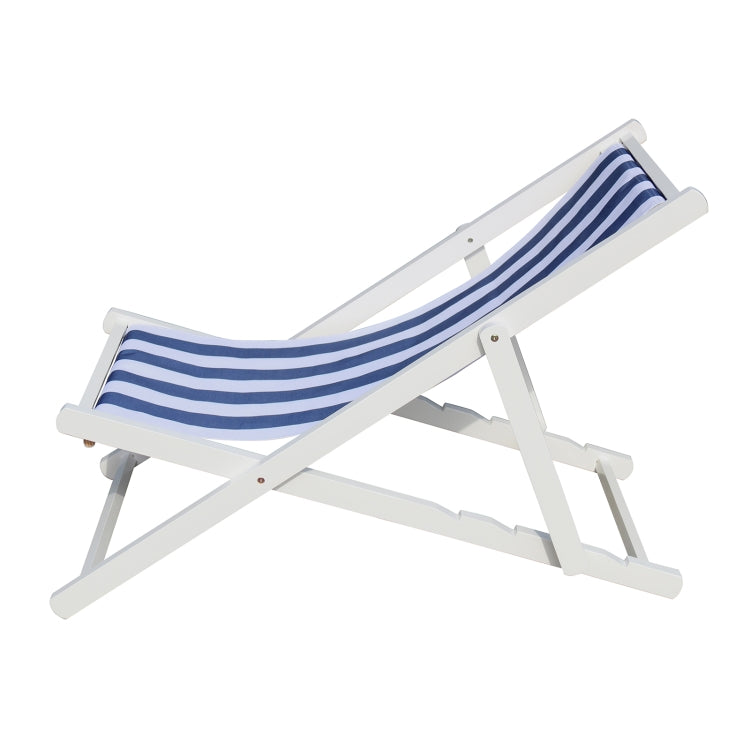 [US Warehouse] Populus Narrow Striped Sling Chair, Size: 99.5 x 88 x 59cm