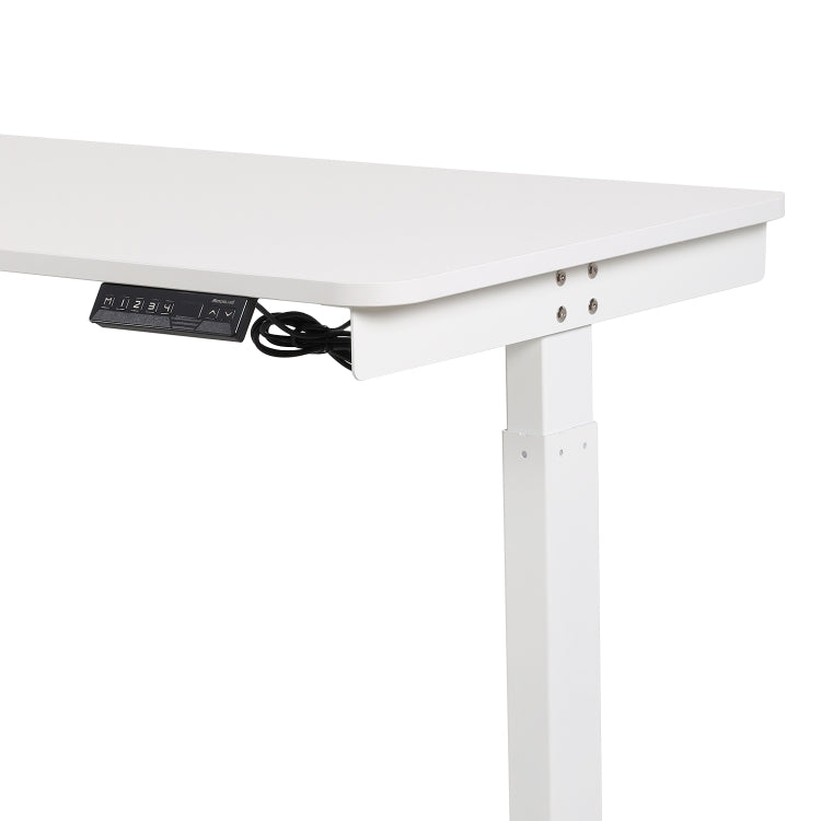 [US Warehouse] Electric Height Adjustable Office Desk Computer Desk, Size: 47.2 x 23.6 inch(White)