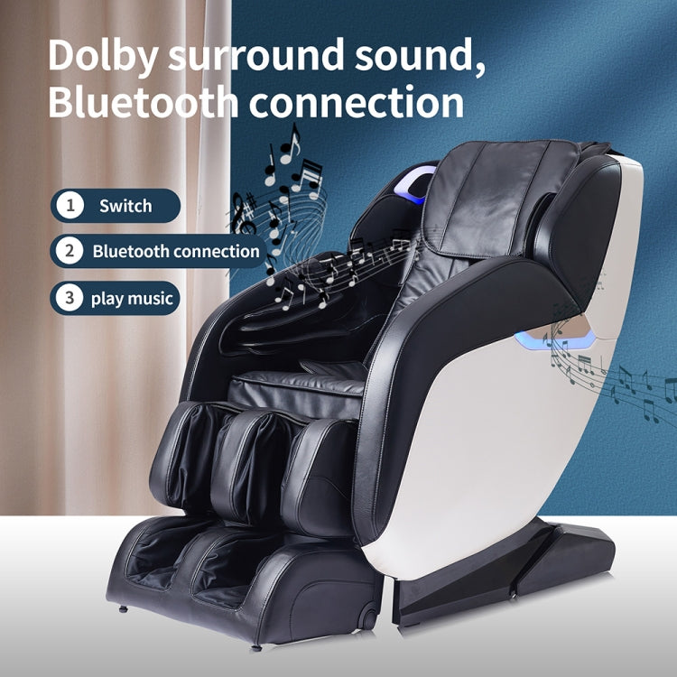 [US Warehouse] 180-220W Sliding Zero-gravity Massage Chair with Six Automatic Massage Modes, Size: 54.3 x 44.1 x 29.5 inch