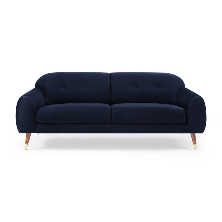 [US Warehouse] Velvet Two-seat Sofa with Wide Flared Armrests, Size: 78.74 x 33.07 x 30.7 inch