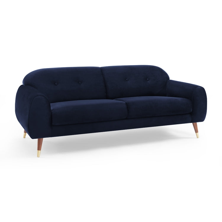 [US Warehouse] Velvet Two-seat Sofa with Wide Flared Armrests, Size: 78.74 x 33.07 x 30.7 inch