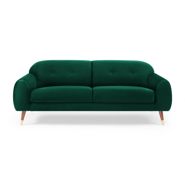 [US Warehouse] Velvet Two-seat Sofa with Wide Flared Armrests, Size: 78.74 x 33.07 x 30.7 inch