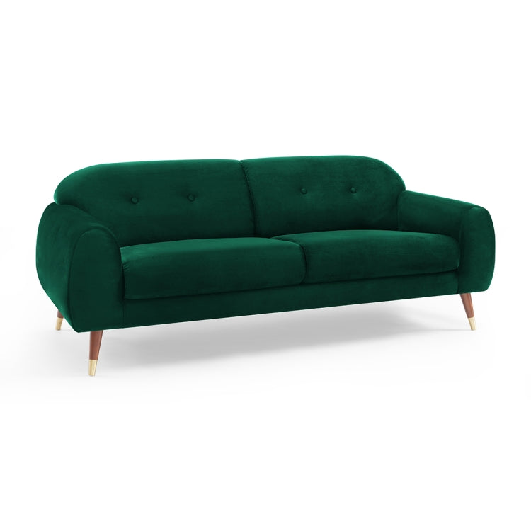 [US Warehouse] Velvet Two-seat Sofa with Wide Flared Armrests, Size: 78.74 x 33.07 x 30.7 inch