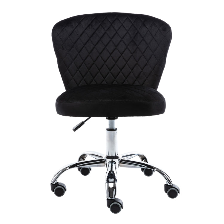 [US Warehouse] Home Velvet Office Chair Swivel Lift Computer Chair Reclining Chair with Wheels, Size: 31.1 x 21.26 x 21.26 inch