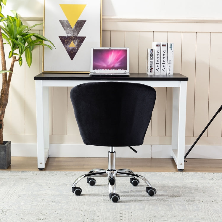 [US Warehouse] Home Velvet Office Chair Swivel Lift Computer Chair Reclining Chair with Wheels, Size: 31.1 x 21.26 x 21.26 inch