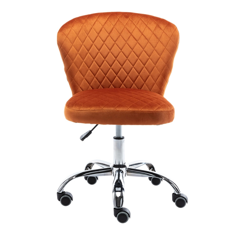 [US Warehouse] Home Velvet Office Chair Swivel Lift Computer Chair Reclining Chair with Wheels, Size: 31.1 x 21.26 x 21.26 inch