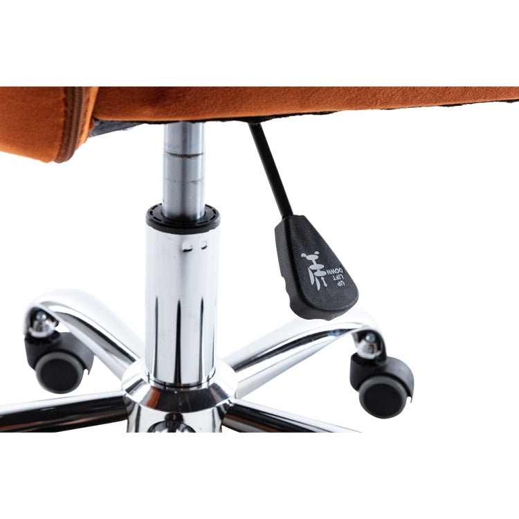 [US Warehouse] Home Velvet Office Chair Swivel Lift Computer Chair Reclining Chair with Wheels, Size: 31.1 x 21.26 x 21.26 inch