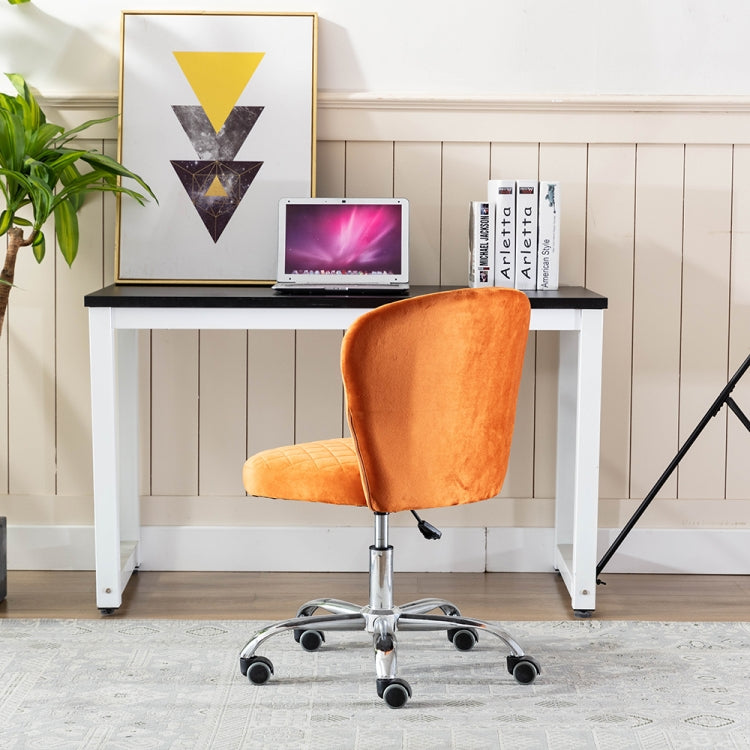 [US Warehouse] Home Velvet Office Chair Swivel Lift Computer Chair Reclining Chair with Wheels, Size: 31.1 x 21.26 x 21.26 inch