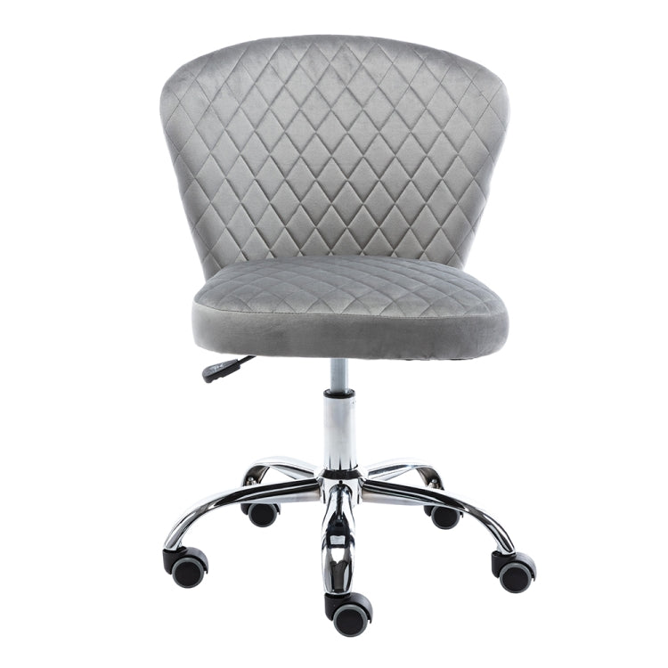 [US Warehouse] Home Velvet Office Chair Swivel Lift Computer Chair Reclining Chair with Wheels, Size: 31.1 x 21.26 x 21.26 inch