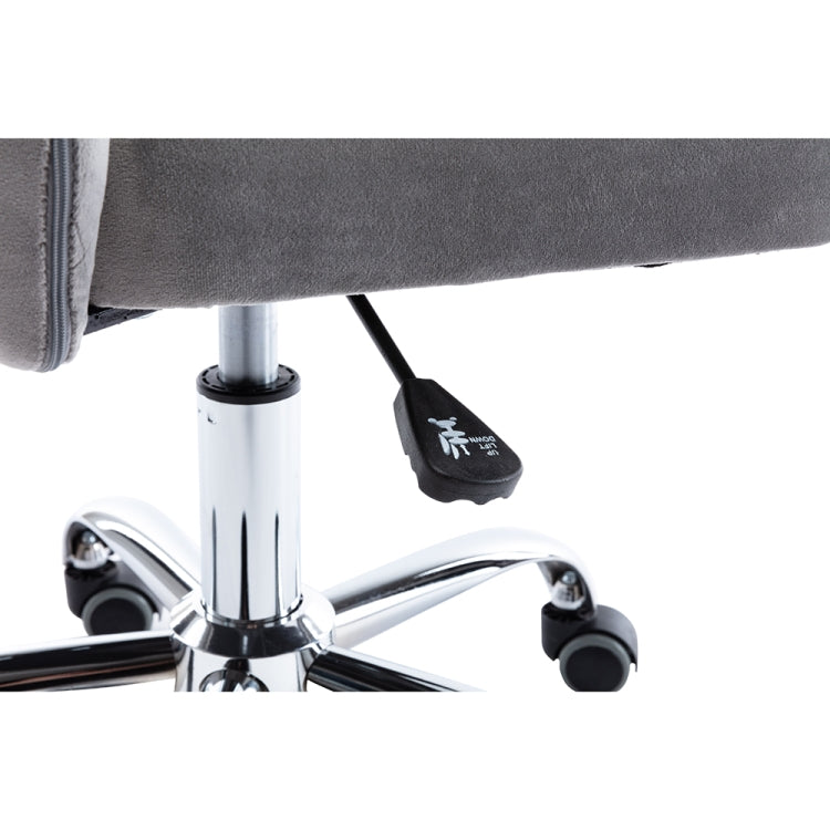 [US Warehouse] Home Velvet Office Chair Swivel Lift Computer Chair Reclining Chair with Wheels, Size: 31.1 x 21.26 x 21.26 inch