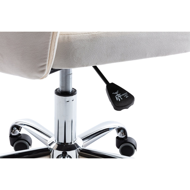 [US Warehouse] Home Velvet Office Chair Swivel Lift Computer Chair Reclining Chair with Wheels, Size: 31.1 x 21.26 x 21.26 inch