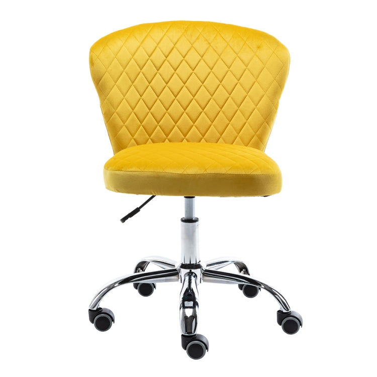 [US Warehouse] Home Velvet Office Chair Swivel Lift Computer Chair Reclining Chair with Wheels, Size: 31.1 x 21.26 x 21.26 inch