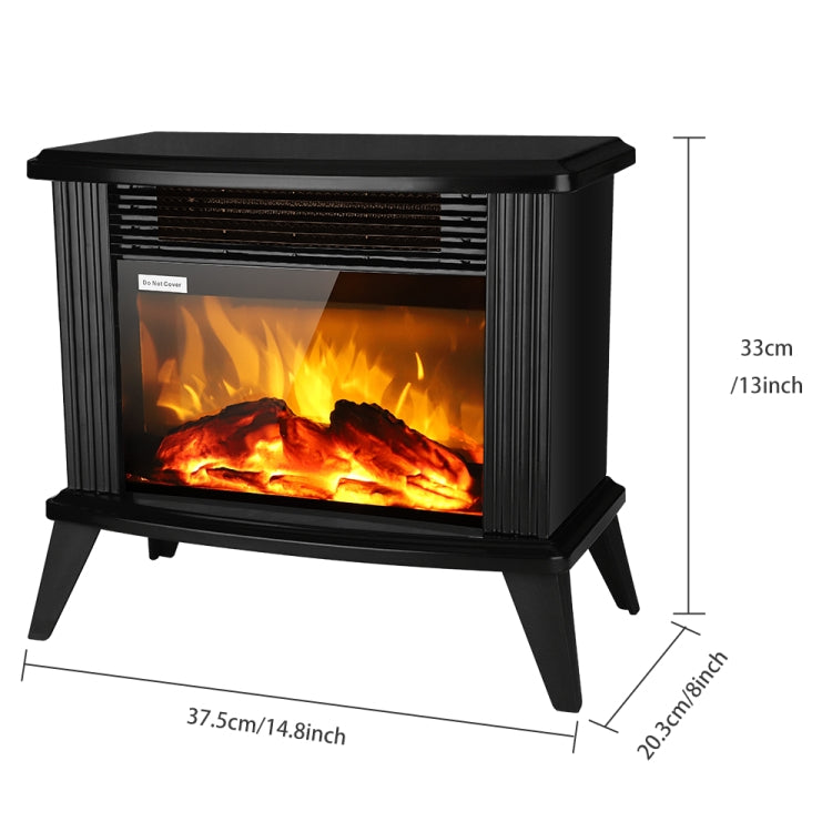 [US Warehouse] ZOKOP FEJ-16C 1500w Vertical Fireplace Mechanical Type, Plug Type: US Plug