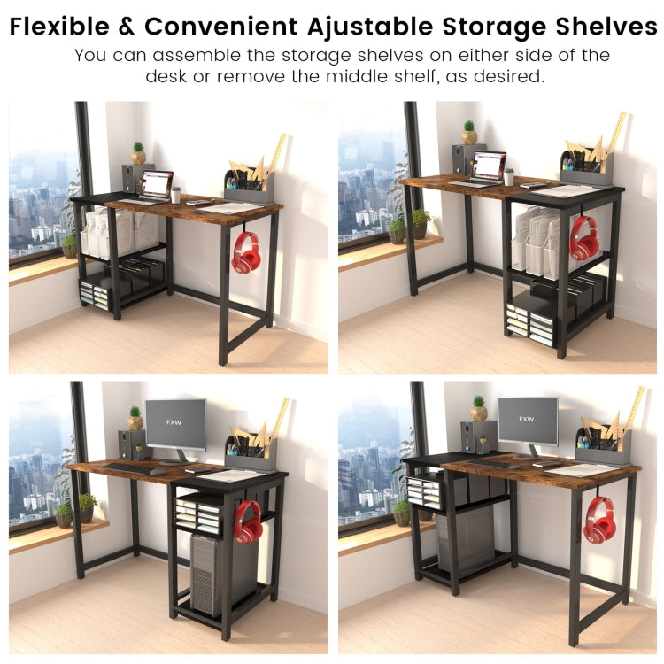 [US Warehouse] Home Office Desk Study Writing Small Desk, Size: 47 inch