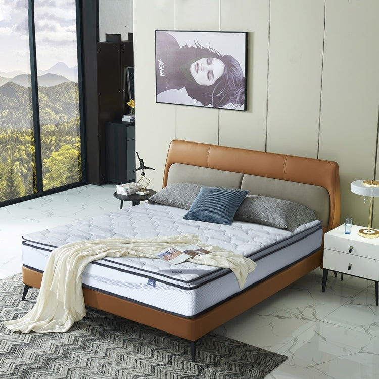 [EU Warehouse] Simple and Fashionable Bedroom Furniture Knitted Fabric Sponge Individually Bagged Spring Mattress, Size: 200 x 80 x 23cm