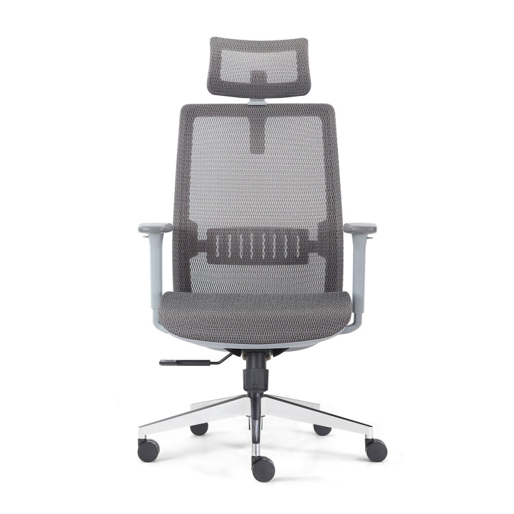 [US Warehouse] Height-adjustable Breathable Mesh Office Swivel Chair with Armrests & Headrest, Size: (115-125) x 66 x 63cm