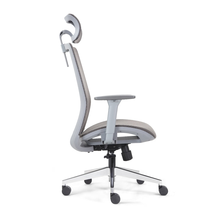 [US Warehouse] Height-adjustable Breathable Mesh Office Swivel Chair with Armrests & Headrest, Size: (115-125) x 66 x 63cm