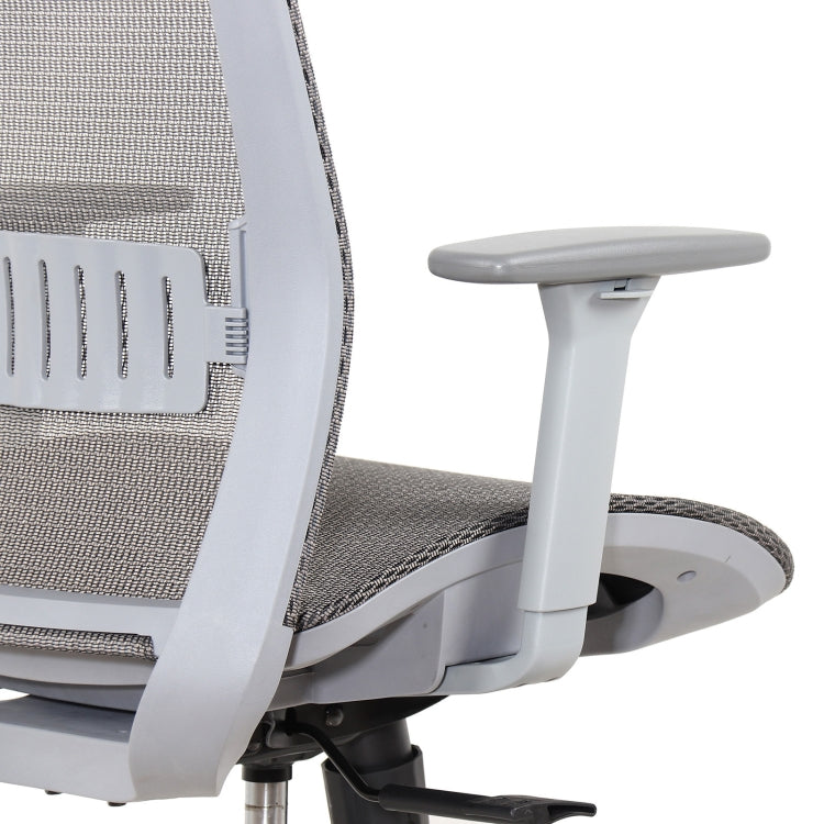 [US Warehouse] Height-adjustable Breathable Mesh Office Swivel Chair with Armrests & Headrest, Size: (115-125) x 66 x 63cm