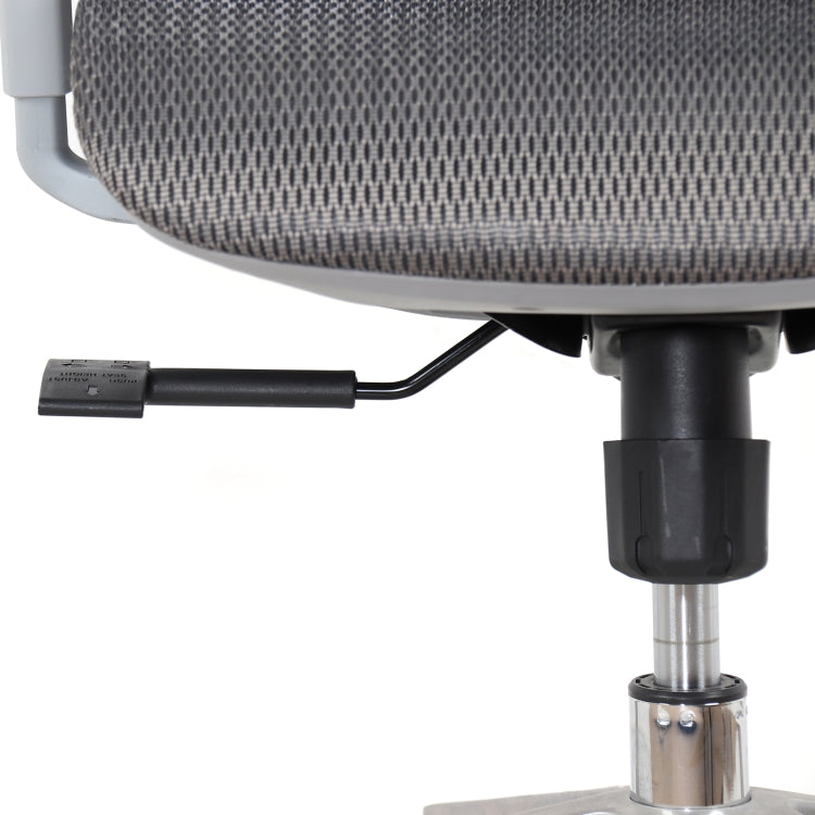 [US Warehouse] Height-adjustable Breathable Mesh Office Swivel Chair with Armrests & Headrest, Size: (115-125) x 66 x 63cm