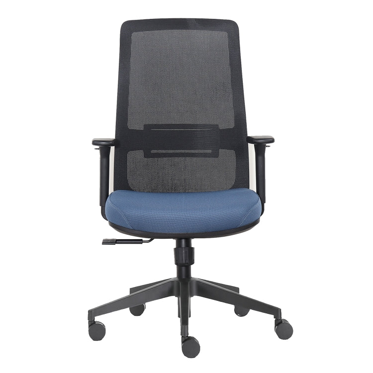 [US Warehouse] Height-adjustable Sponge Office Swivel Chair with Armrests, Size: (108-118) x 64 x 62cm