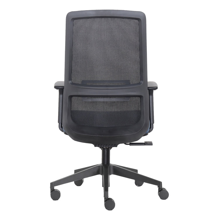 [US Warehouse] Height-adjustable Sponge Office Swivel Chair with Armrests, Size: (108-118) x 64 x 62cm