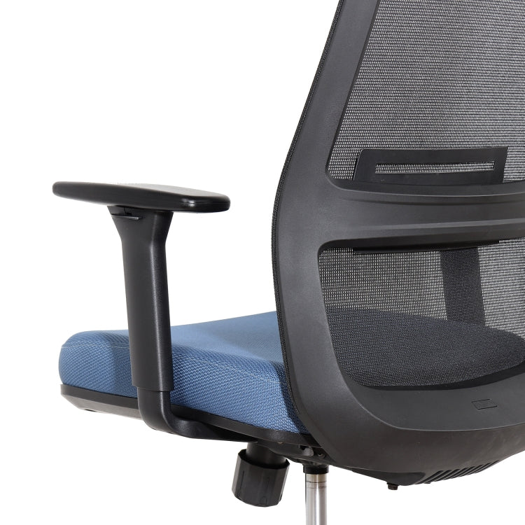 [US Warehouse] Height-adjustable Sponge Office Swivel Chair with Armrests, Size: (108-118) x 64 x 62cm