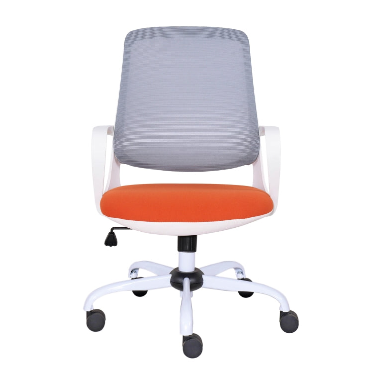 [US Warehouse] Height-adjustable Sponge Office Swivel Chair with Fixed Armrests, Size: (105.5-195.5) x 61 x 58.5cm