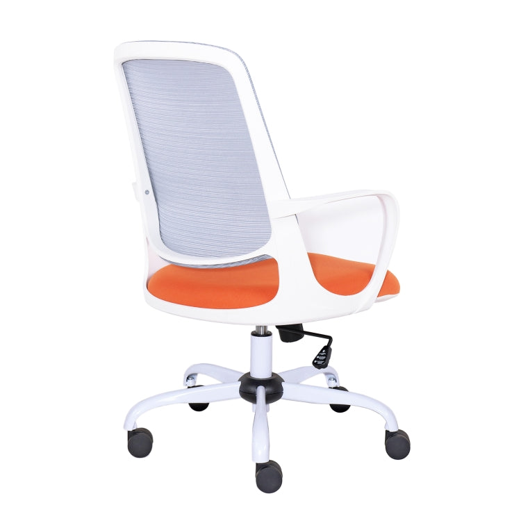 [US Warehouse] Height-adjustable Sponge Office Swivel Chair with Fixed Armrests, Size: (105.5-195.5) x 61 x 58.5cm